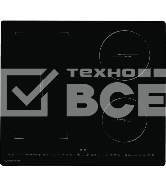 Индукционная варочная панель Zigmund & Shtain CIS 032.60 BX Hi-Light, независимая, черный