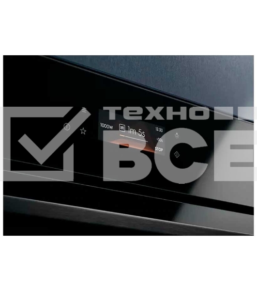 Микроволновая печь встраиваемая Electrolux EVM8E08Z чёрный, 42 л, 1000 Вт, переключатели - сенсор