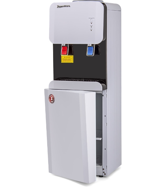 Кулер Aqua Work 105 LR напольный компрессорный белый/черный