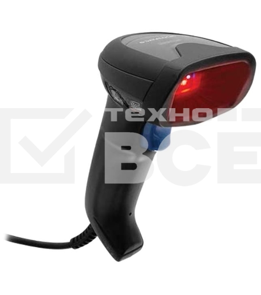Сканер штрих-кода ручной QW2500 KIT, имидж 2D, 30 скан/сек, USB, черный