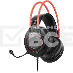 Наушники с микрофоном A4Tech Bloody G200S черный/красный 2м мониторные USB оголовье (G200S USB/ BLACK +RED), фото4