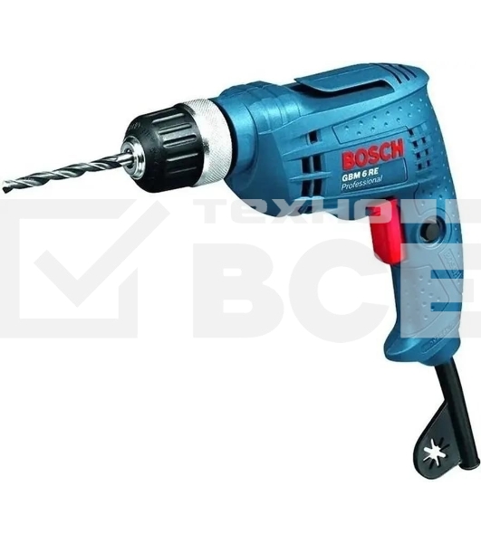 Дрель Bosch GBM 6 RE 0601472600, 350 Вт, сетевая, безударная