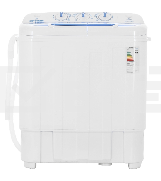 Стиральная машина OPTIMA МСП-40П белая, загрузка вертикальная 4кг, 1350 об/мин., класс: A