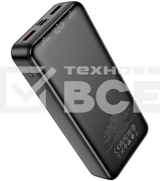 Мобильный аккумулятор Hoco J136A 20000mAh 2A черный (34830)