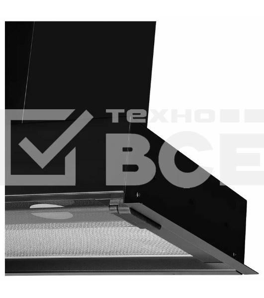 Вытяжка встраиваемая Kuppersberg Nancy 60 черный, 60 см, 850 куб. м/ч, 42 дБ