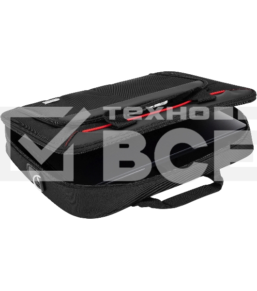 Сумка для ноутбука 15.6' Digma HC-212 черный/красный полиэстер (HC212BKR)