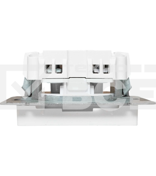 Розетка EKF UP1-SOW-100 СП Эпика 16А без заземл. без шторок механизм бел.