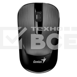 Мышь беспроводная Genius NX-7015 черный, 1200 dpi, радиоканал, USB, кнопки - 3