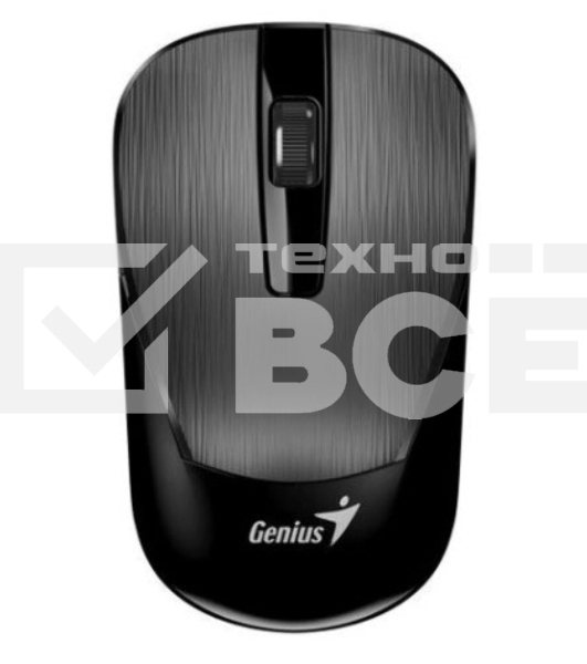 Мышь беспроводная Genius NX-7015 черный, 1200 dpi, радиоканал, USB, кнопки - 3