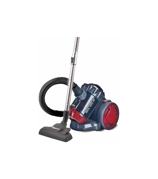 Пылесос Sakura SA-8323R красный/серый, 350/1800 Вт, уборка сухая, пылесборник контейнер 2 л