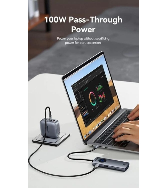 USB-концентратор Vention TQXHB, USB Type-C, USB/USB Type-C/HDMI, USB Type-C