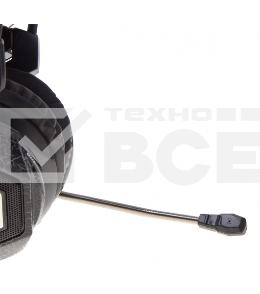 Наушники с микрофоном Oklick HS-L500G черный 2.2м мониторы оголовье
