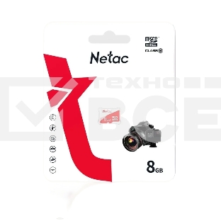 Карта памяти Netac P500 ECO MicroSDHC 8GB C10 [NT02P500ECO-008G-S]