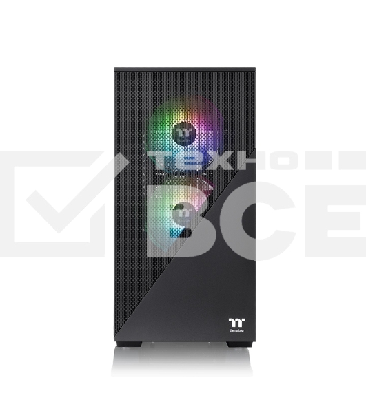 Компьютерный корпус Thermaltake Divider 170 TG ARGB/Black CA-1S4-00S1WN-00 /Win/SPCC/Tempered Glass*1/120mm ARGB PWM Fan*2
