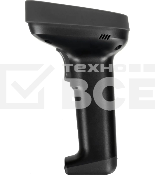 Сканер штрих-кода ручной Deli E14953W 1D лазерный, беспроводной, USB, чёрный