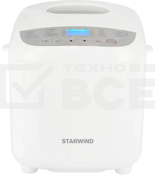 Хлебопечь Starwind SBM2085 600Вт белый/серебристый