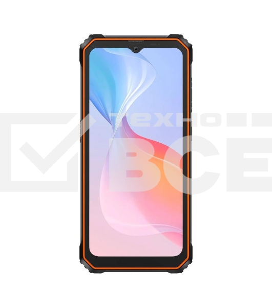Смартфон Blackview BV6200 Pro, 6/128Gb, черный/оранжевый