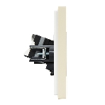 Розетка компьютерная IEK FORTE&PIANO FP434 2-ая RJ45 кат.6 ваниль, фото5