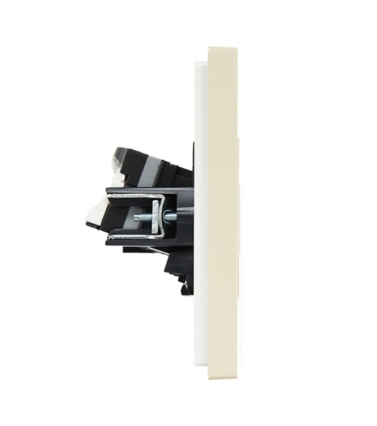 Розетка компьютерная IEK FORTE&PIANO FP434 2-ая RJ45 кат.6 ваниль