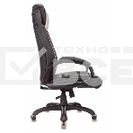 Кресло руководителя Бюрократ T-9922N Leather Venge Black черный, эко.кожа, крестовина пластик, фото10