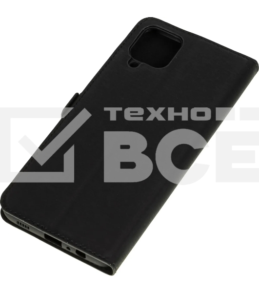 Чехол (флип-кейс) DF sFlip-75 для Samsung Galaxy A12/M12 черный