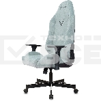 Кресло игровое Knight N1 Fabric серо-голубой Light-28 с подголов. крестовина металл, фото32