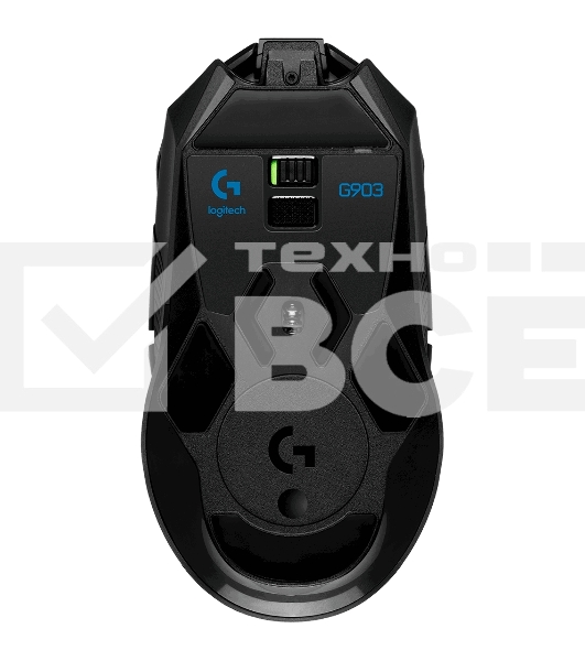 Мышь Logitech G903 LightSpeed Hero черный оптическая 25600dpi беспров. USB2.0 9but (910-005674)