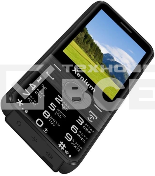 Мобильный телефон Xenium X800 черный моноблок 2Sim 2.8