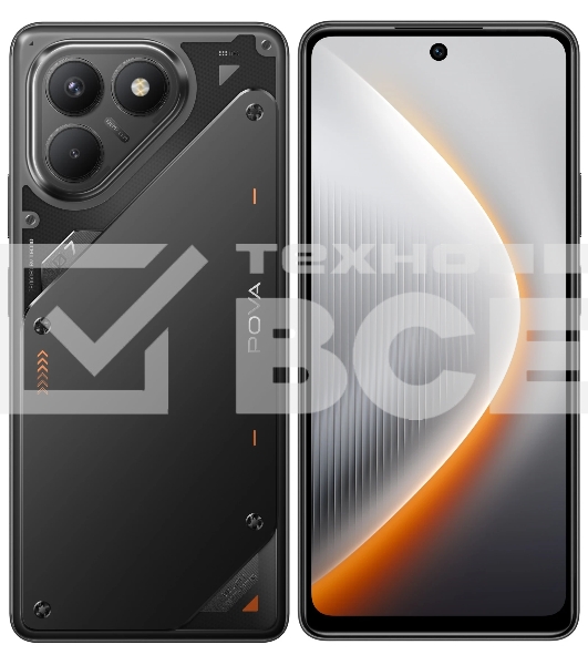 Смартфон Tecno POVA 7 Neo 8/128Gb, черный