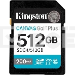 Флеш карта SDXC 512Gb Kingston SDG4/512Gb Canvas Go! Plus w/o adapter, фото 1