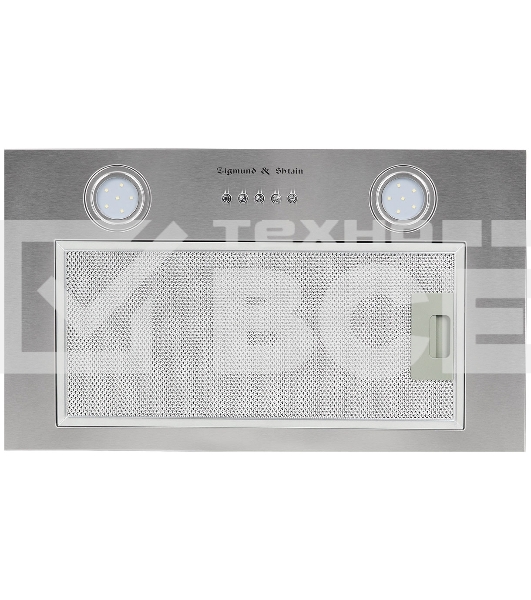 Вытяжка встраиваемая Zigmund & Shtain K 018.5 S нержавеющая сталь, 50 см, 660 куб. м/ч, 58.6 дБ