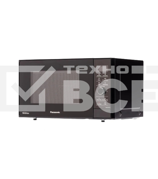 Микроволновая печь Panasonic NN-GD37HBZPE черный 23 л, 1000 Вт, переключатели - сенсор, поворотный механизм