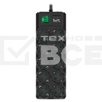 Сетевой фильтр Sven SF-10E-16 5,0 м (10 розеток) черный, фото2