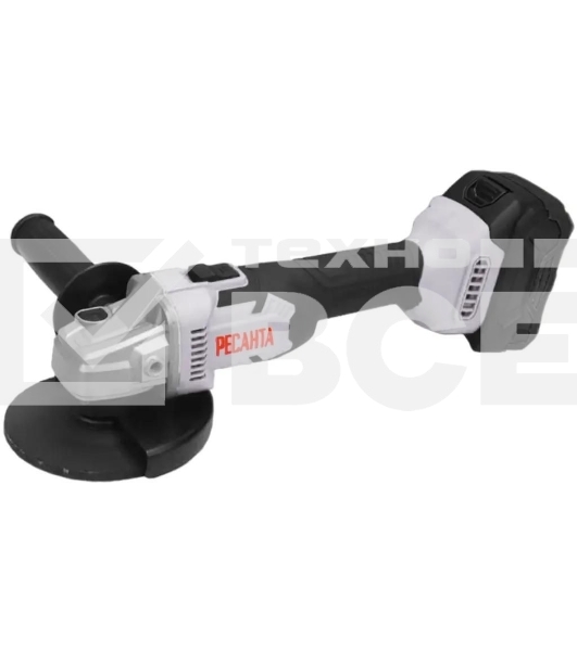 Углошлифовальная машина аккумуляторная Ресанта АУШМ-125/20Li (в комплекте 1 АКБ и ЗУ) ЕА+ в кейсе 75/12/13