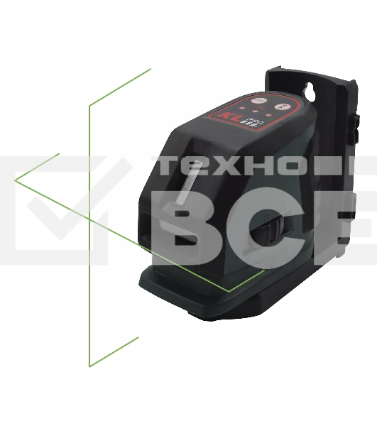 Профессиональный уровень лазерный линейный с автоматическим выравниванием KLPRO KLLZR118GL (горизонт, вертикаль, зеленый луч)