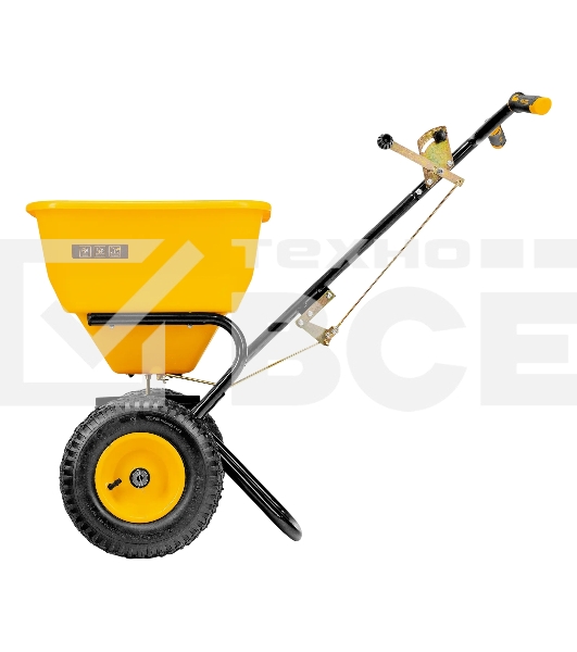 Механическая сеялка на колесах Denzel 45 л