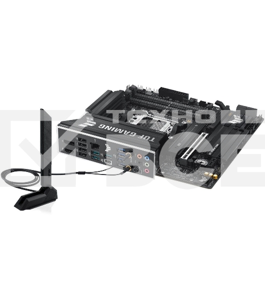 Материнская плата ASUS TUF GAMING B850M-PLUS WIFI, AM5, AMD B850, 4xDDR5, 4xSATA, 3xM.2, 1xPCIe 4.0 x16, 1xHDMI, 1xDP, 1x 2.5Gb LAN, 1xUSB-C 20Gbps, 3xUSB-A 10Gbps, 4xUSB-A 5Gbps, 4xUSB-A 2.0, 7.1, micro-ATX