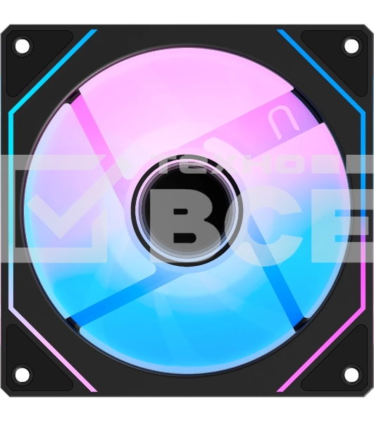 Вентилятор для корпуса Ocypus Gamma F12 ARGb REVERSE BLADE BK (Gamma-F12-BK1AM01X-GL)