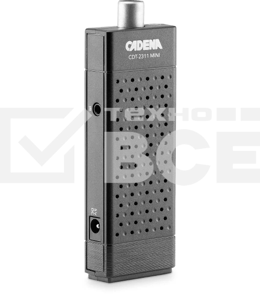 Приставка для цифрового ТВ Cadena CDT-2311 MINI черный, DVB-T2, DVB-T, HDMI, USB 2.0