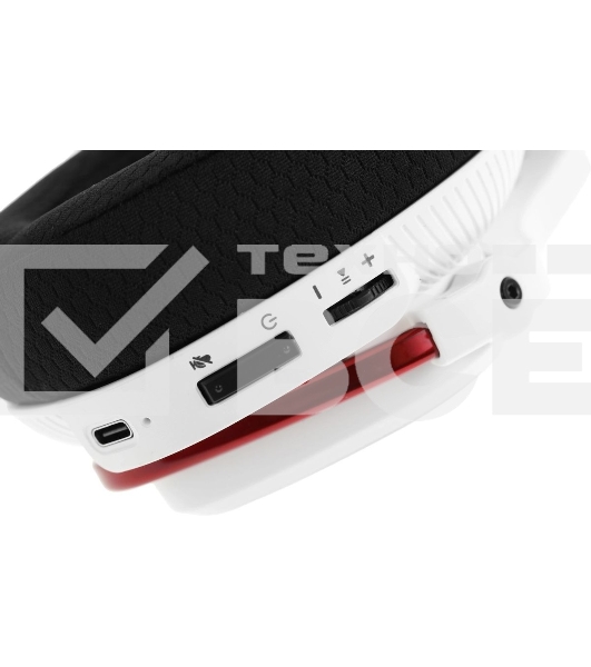 Гарнитура беспроводная с микрофоном A4Tech Bloody MR720 белый/красный мониторные BT/Radio оголовье (MR720 NARAKA)