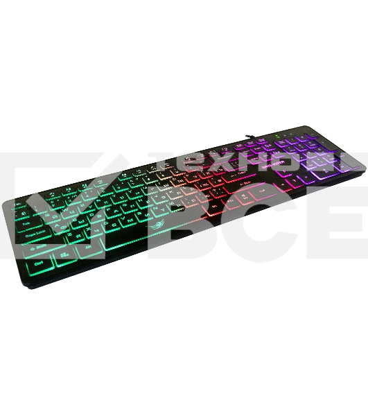 Комплект клавиатура+мышь Dialog Gan-Kata KMGK-1707U проводной, USB, 1600 DPI, чёрный