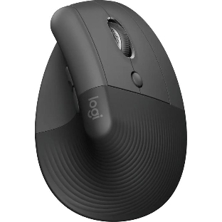 Мышь беспроводная Logitech Lift графитовый, 4000 dpi, радиоканал, Bluetooth, USB, кнопки - 6