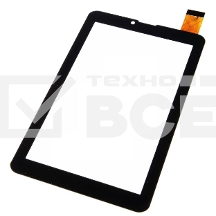 Сенсорное стекло (тачскрин) ZYD070-237, черное