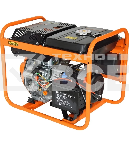Электрогенератор бензиновый Carver PPG - 5000DE, 3.6 кВт, 101 дБ, 75 кг