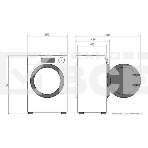 Стиральная машина Candy Smart Pro Inverter CSO4 276TWMB-07 белый, загрузка фронтальная 7 кг, 1200 об/мин., класс: А, фото5