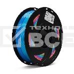 Филамент Crown Micro CM-FILPLAST014PBY PLA Silk тройной 1.75 1кг пурпурный-синий-фл.жёлтый, фото 1