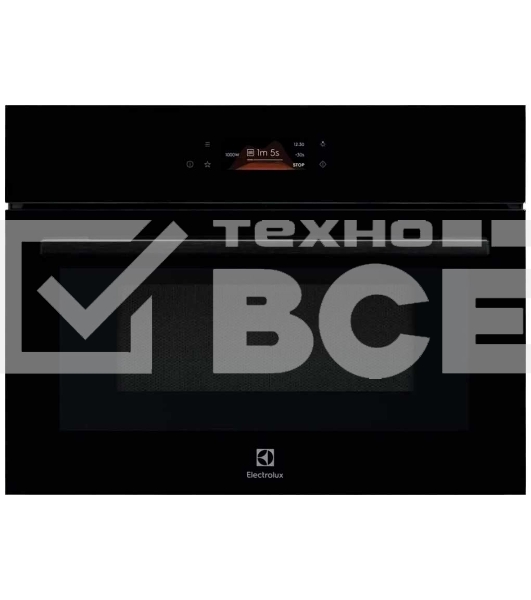 Микроволновая печь встраиваемая Electrolux EVM8E08Z чёрный, 42 л, 1000 Вт, переключатели - сенсор