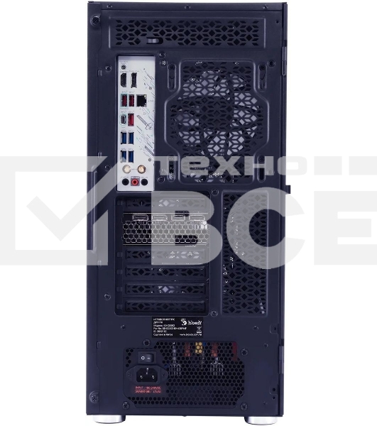Компьютер Bloody BD-PC RB65C2 MT Ryzen 5 7500F (3.7) 16Gb SSD1Tb RTX4060 8Gb Windows 11 Home 64 GbitEth 650W черный (2086010)