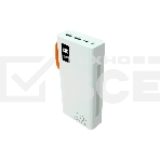 Портативный аккумулятор More choice (4620202550552) PB22-20 с кабелем 2USB 2.1A - 20000mAh белый, фото 1