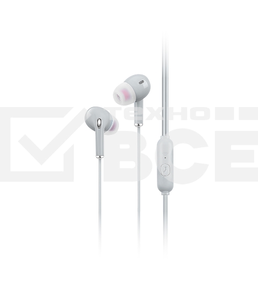 Внутриканальная гарнитура Smartbuy Pro JR, серая (SBH-105-GE)